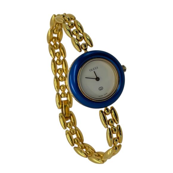 Gucci Vintage Interchangeable Bezel Watch - Picture 1 of 15
